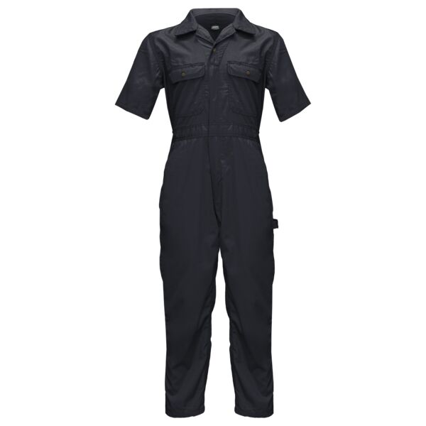 Unlined Poplin Short Sleeve Coverall Thumbnail